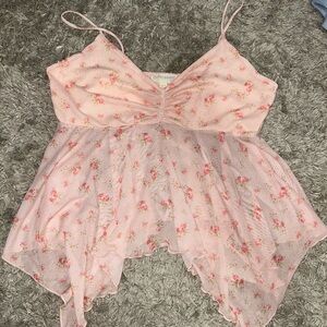 See You Monday Pink Floral Camisole